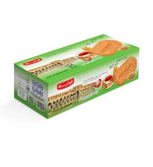 بیسکوییت فرخنده کنجدی 12 ع 450 گرمی